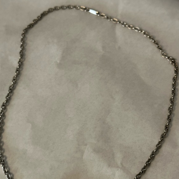 Vintage Mod Retro Articulated Owl Pendant Necklace Silvertone 1970s 24" Chain - Picture 2 of 10